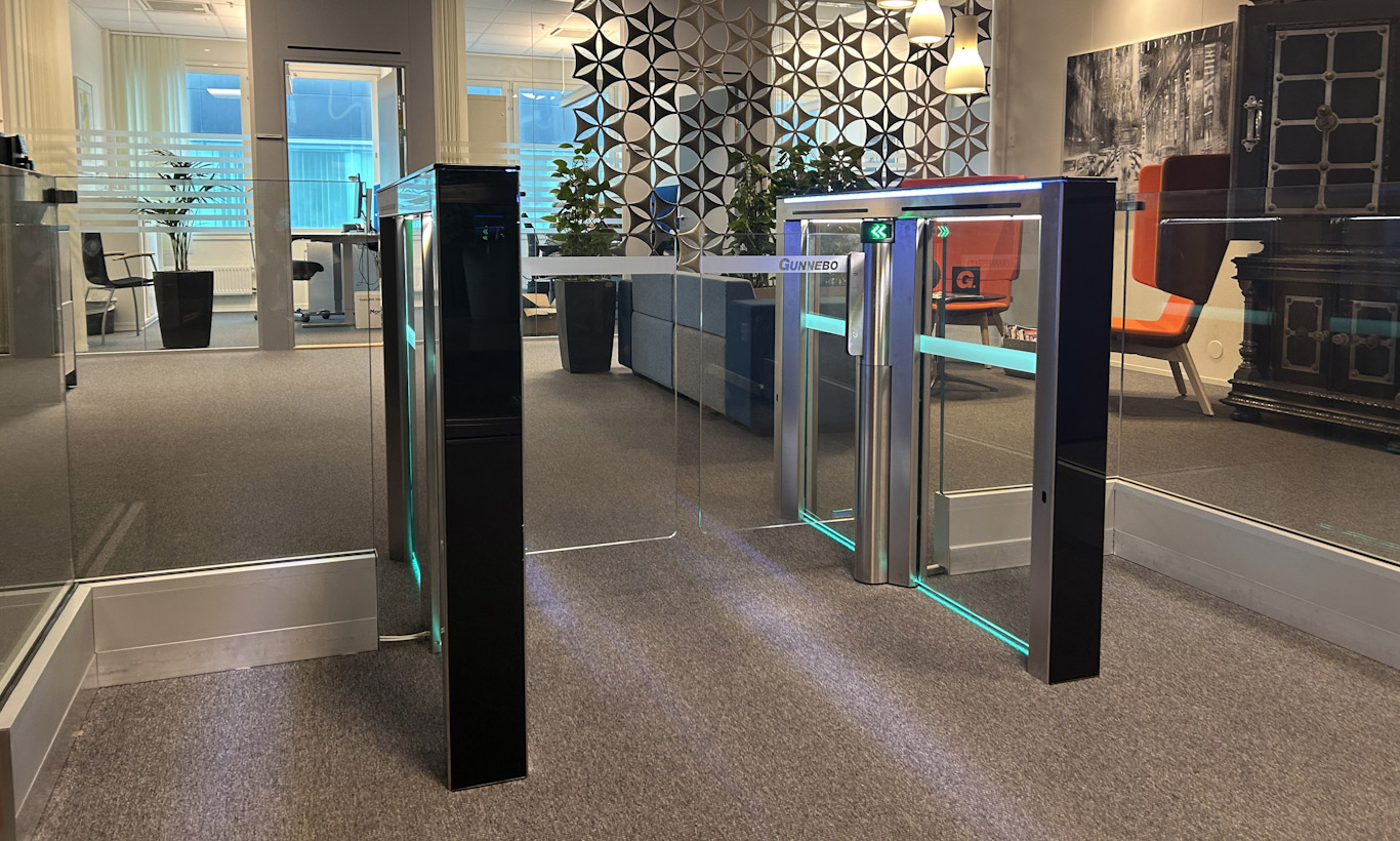 Gunnebo styles out entrance control at headquarters with world first installation 